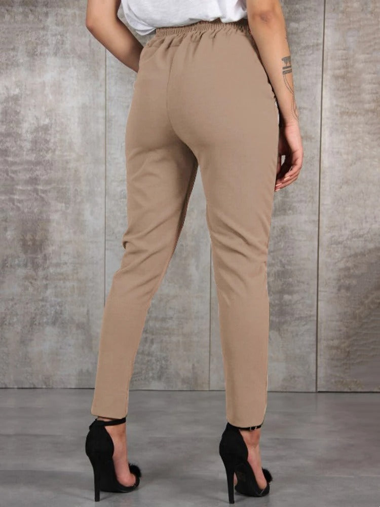 Schlanke Chiffonhose für Frauen