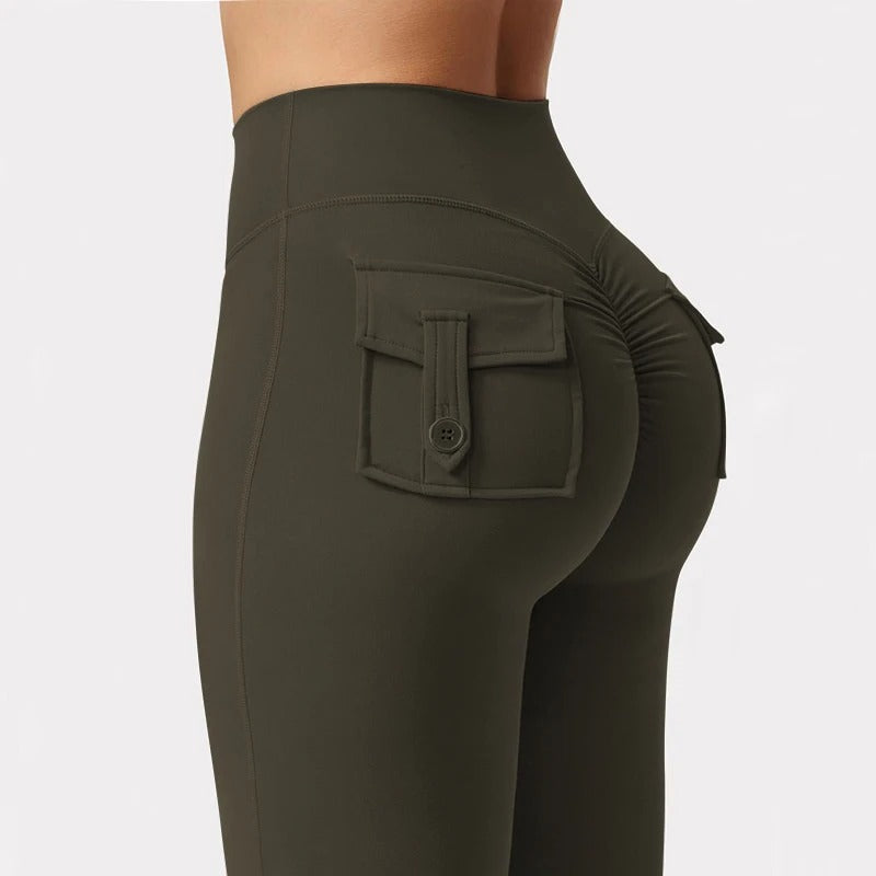 Yoga-Leggings mit hoher Dehnbarkeit für Damen