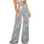 Damenhose mit hoher Taille und weitem Bein
