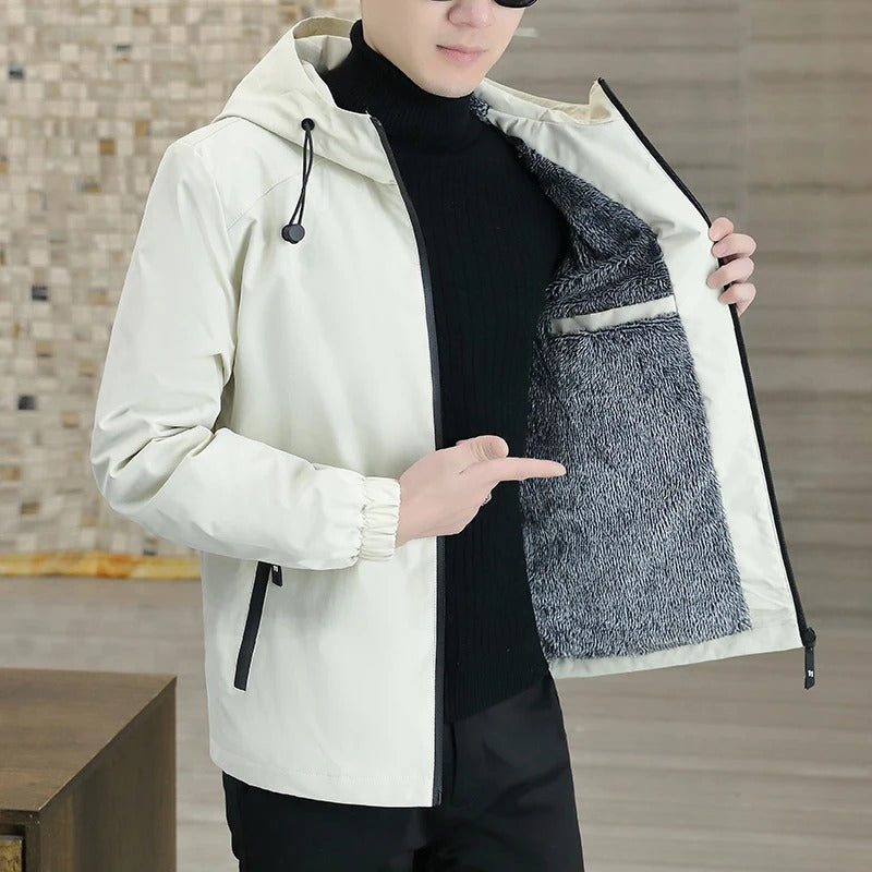 Thermo-Windjacke aus Fleece für Männer