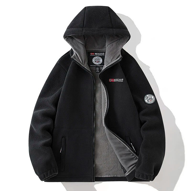 Kältebeständige Fleecejacke für Männer