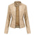 Motorrad-Lederjacke für Frauen