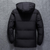 Warme Kapuzen-Pufferjacke für Männer