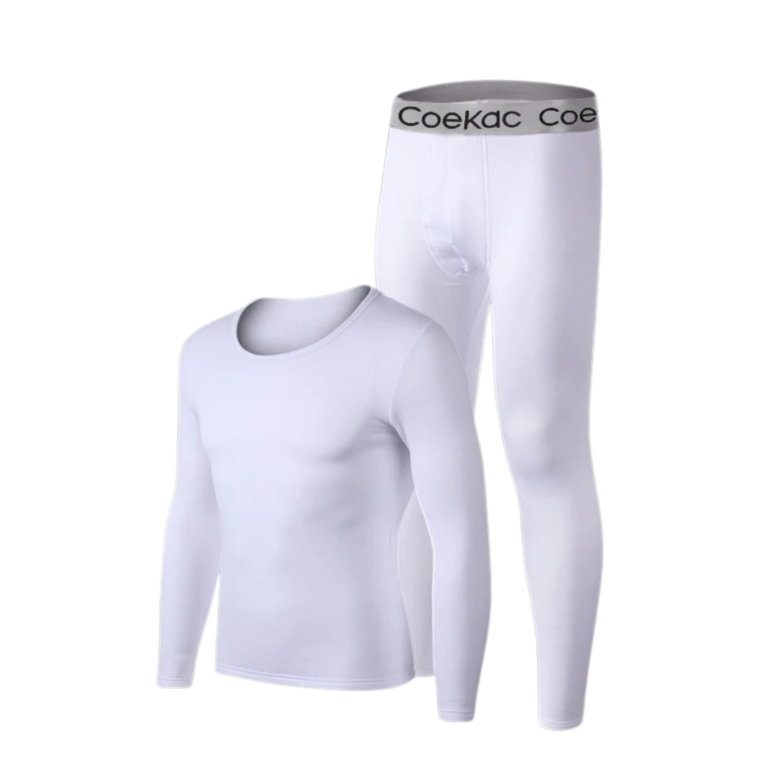 Fleece-Set aus Thermounterhemd und Leggings für Herren