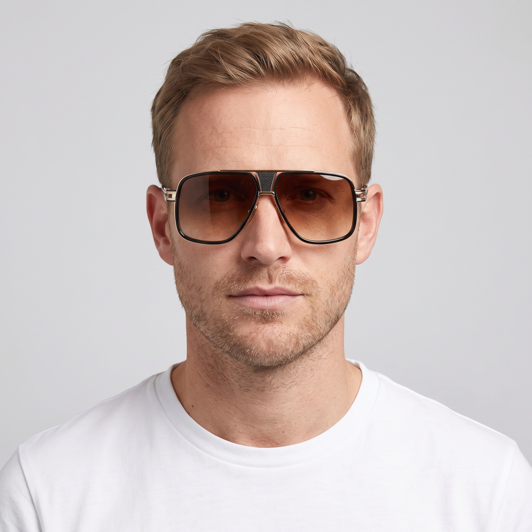 Herren Sonnenbrille Aviator Klassischer Stil mit UV-Schutz