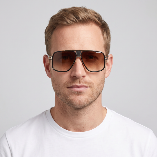 Herren Sonnenbrille Aviator Klassischer Stil mit UV-Schutz