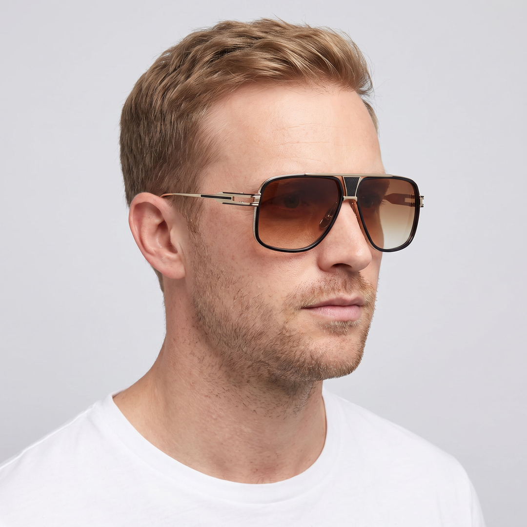 Herren Sonnenbrille Aviator Klassischer Stil mit UV-Schutz