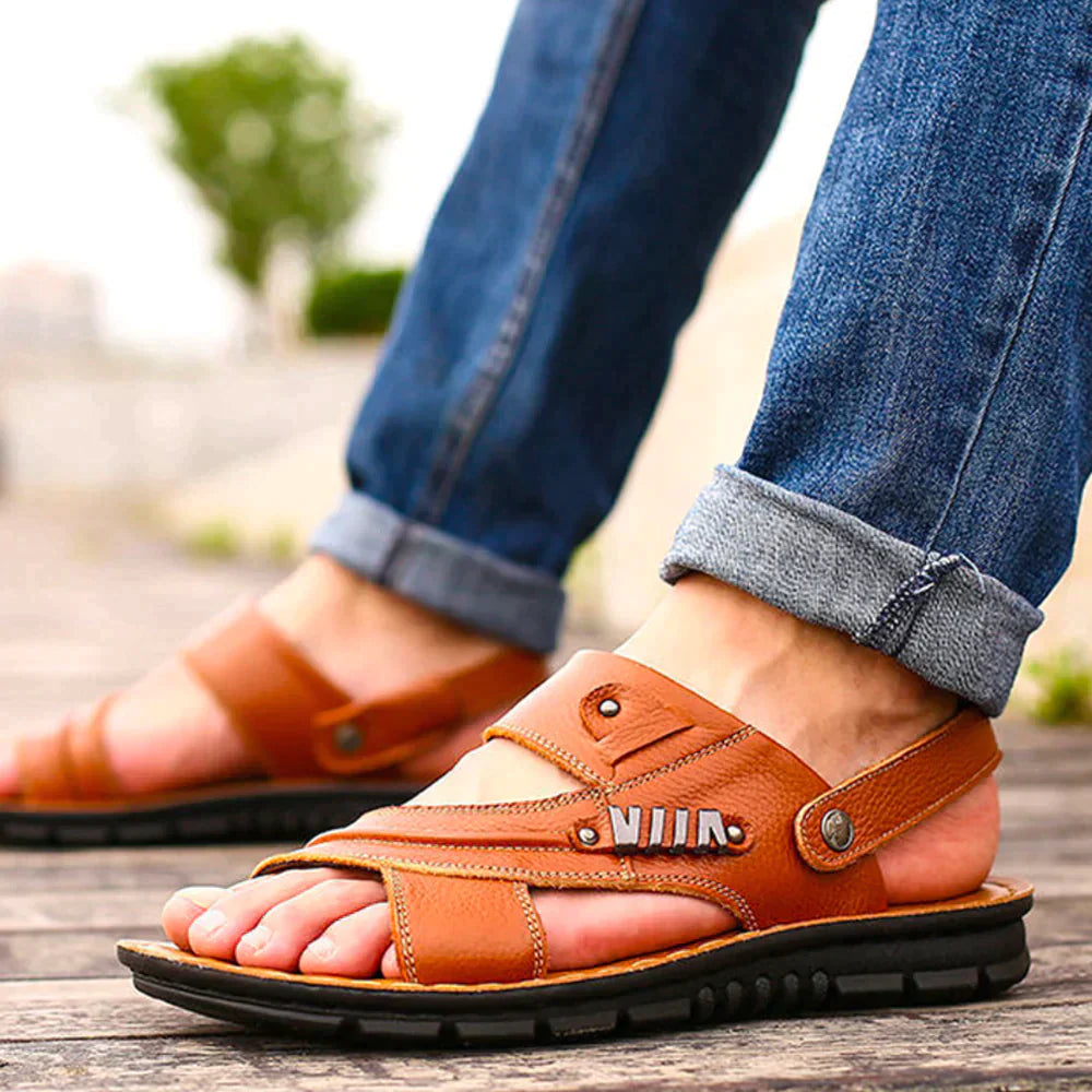 Herren Sandalen Ergonomisches Design Atmungsaktive Materialien Komfortable Freizeit-Sandalen-2