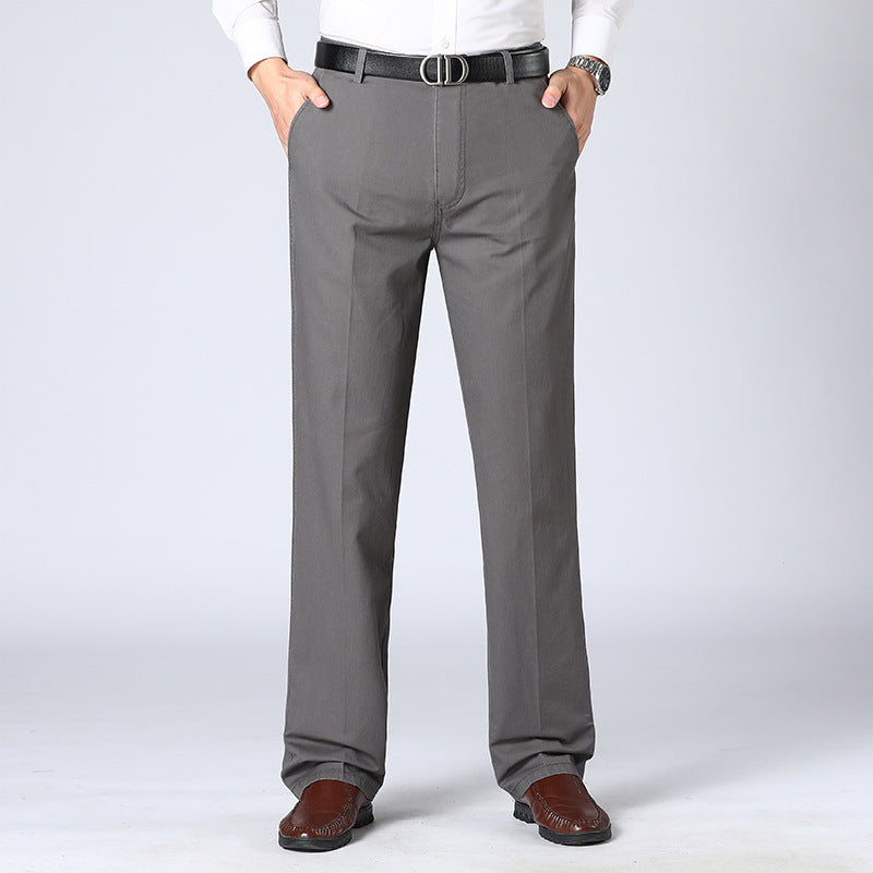 Herren Chino Hose Elegantes Design Baumwollmix mit Taschen 4