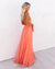 Damen Abendkleid Elegante Fließende Silhouette Hochwertiger Stoff-3