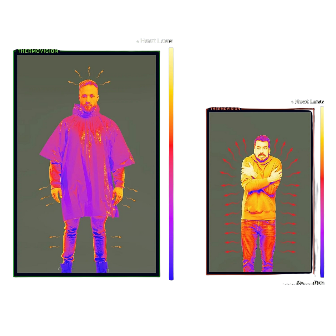 3-in-1 Poncho Regenmantel