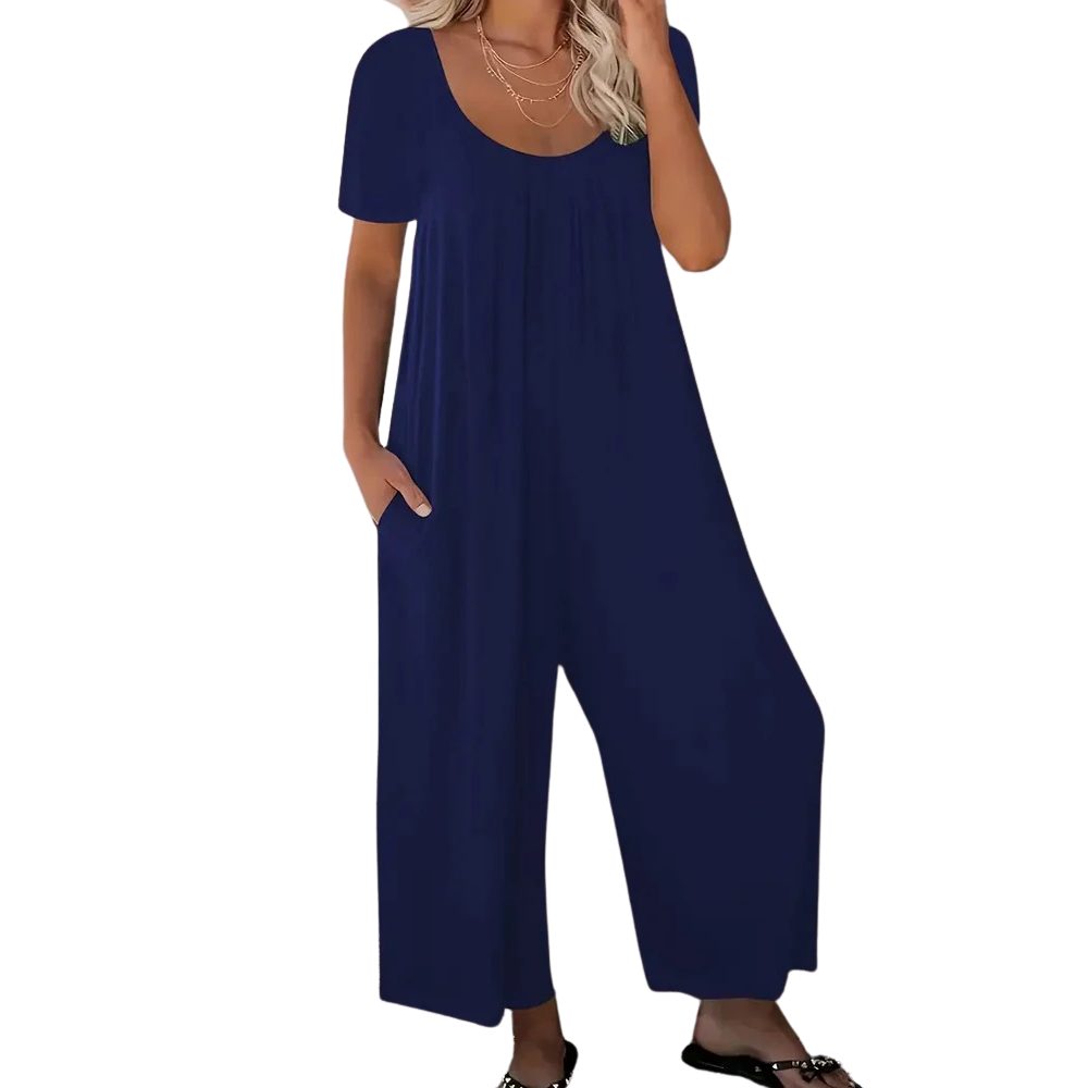 Sommerlicher schicker einfarbiger Overall