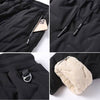 Herren Winterhose Schwarz Wasserabweisend Polyester Gefüttert für Outdoor-Aktivitäten-4