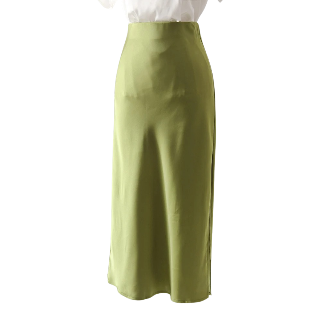 A-Linie Büro-Seitenrock für Damen