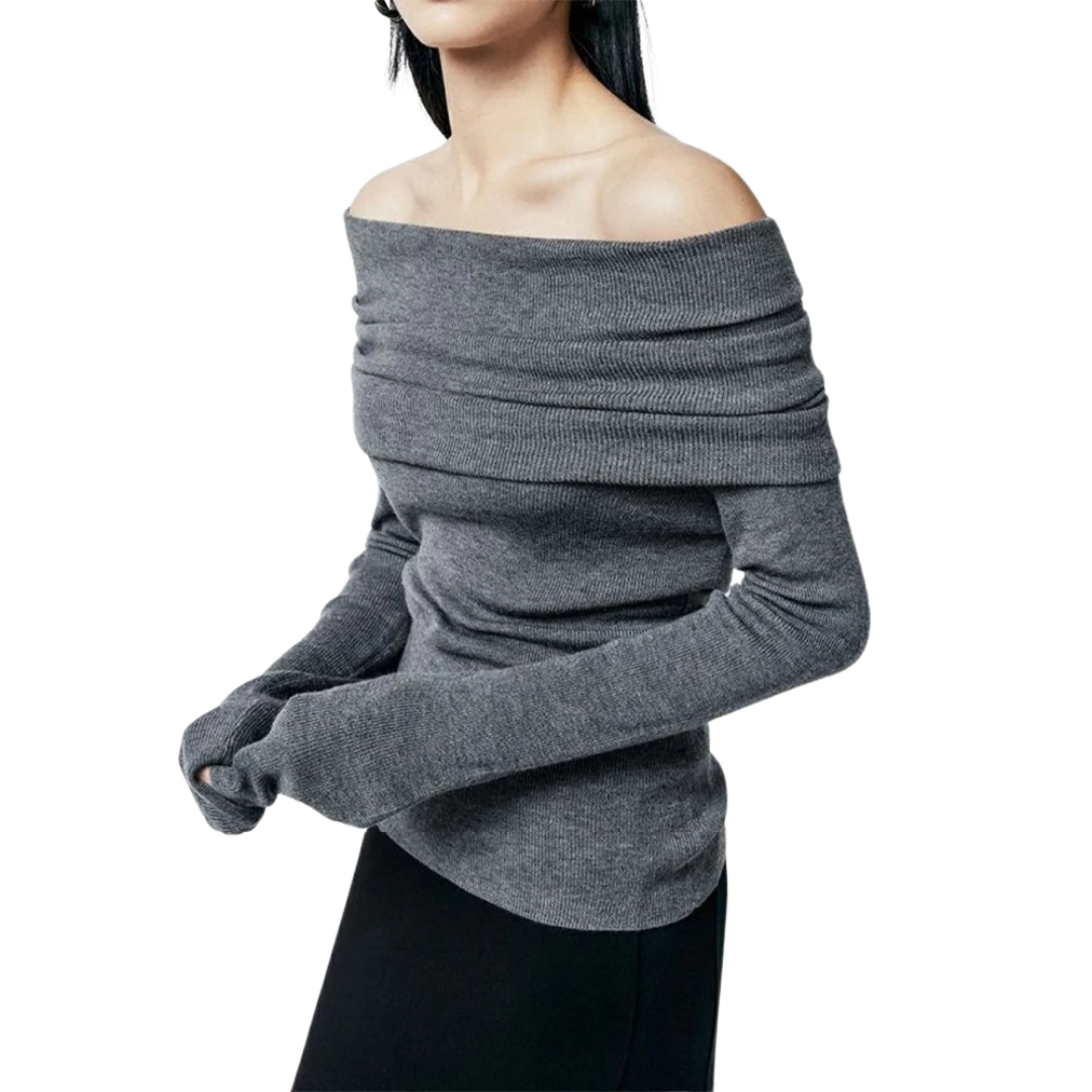 Strickrollkragenpullover für Damen