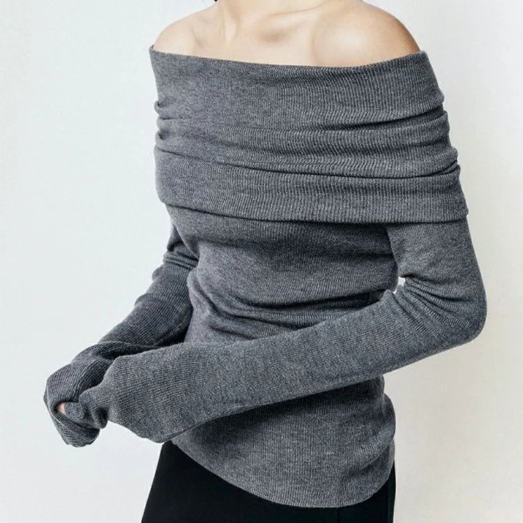 Strickrollkragenpullover für Damen