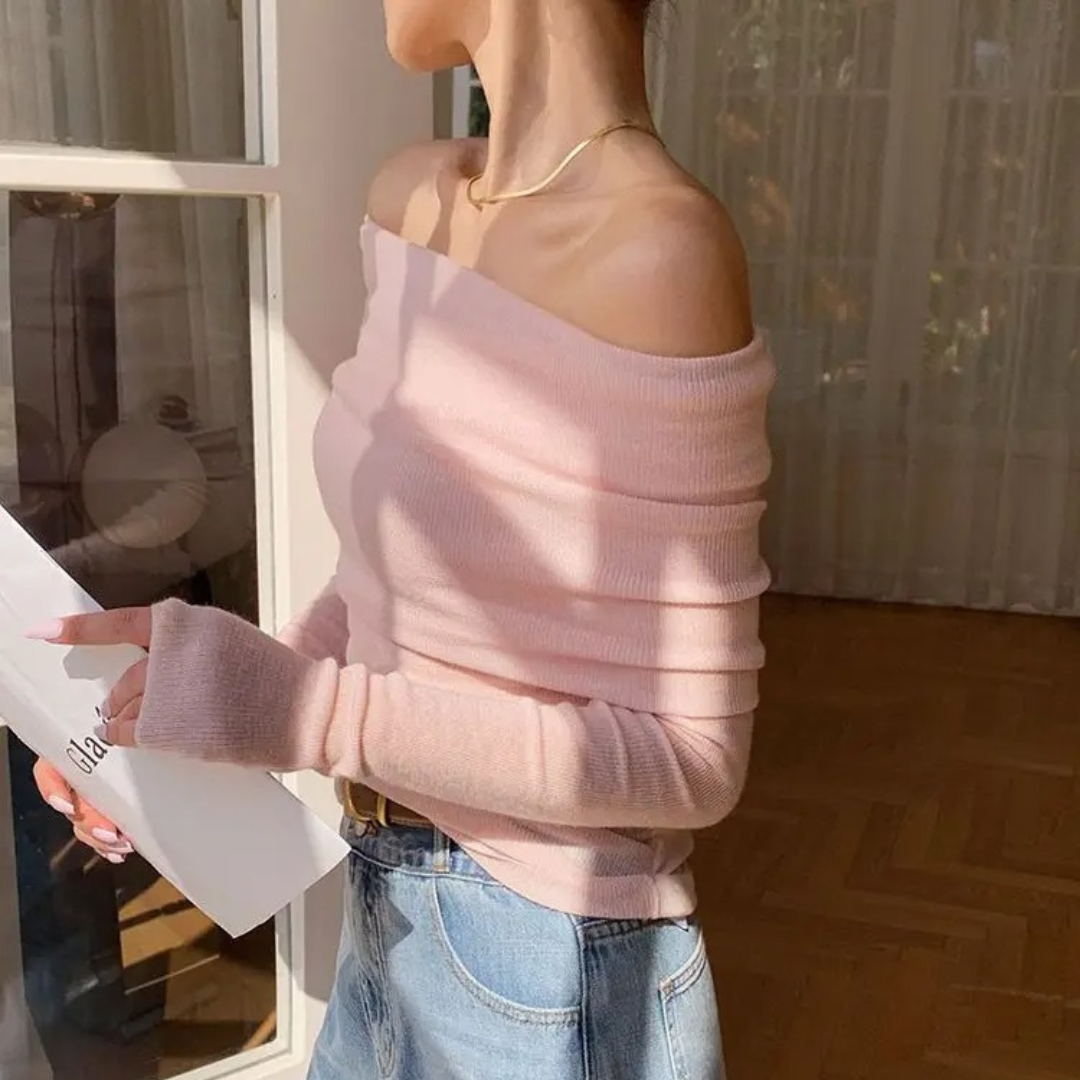 Strickrollkragenpullover für Damen