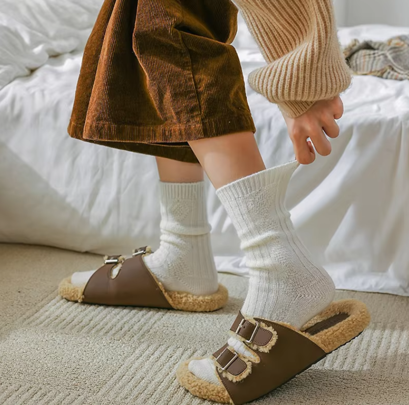 3 Paar/Set Damen Socken aus Kaschmirwolle