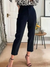 Damen-Hose mit hoher Taille und schmalem Bein