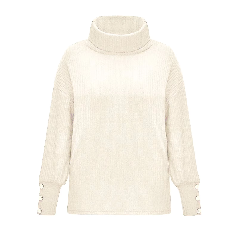 Vintage-Rollkragenpullover für Frauen