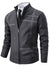 Herrenpullover Zipper Stilvolles Design Hochwertiges Strickmaterial-1