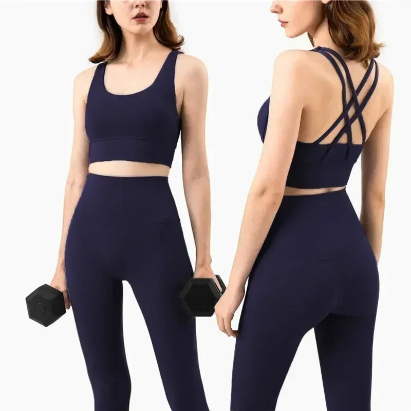 Fitness-Sportbekleidungsset für Frauen