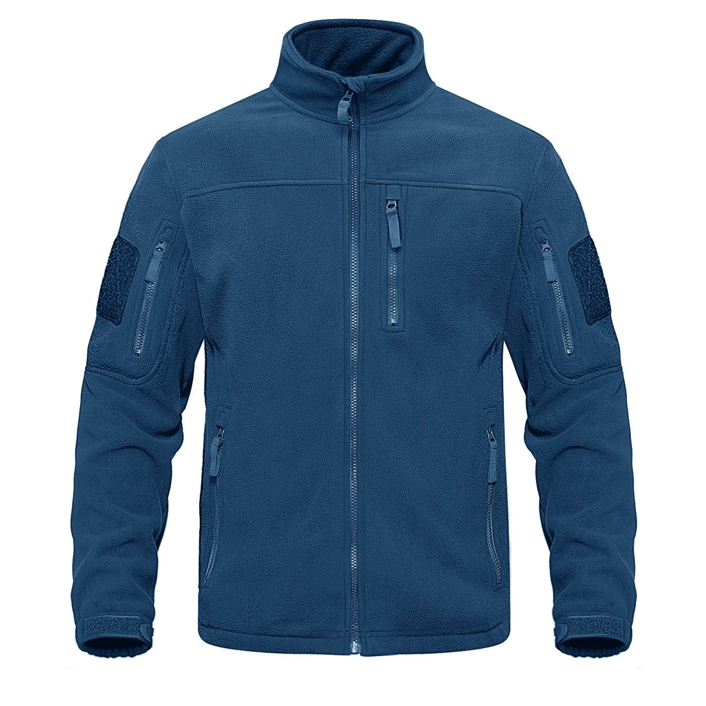 Herren-Fleecejacke mit durchgehendem Reißverschluss