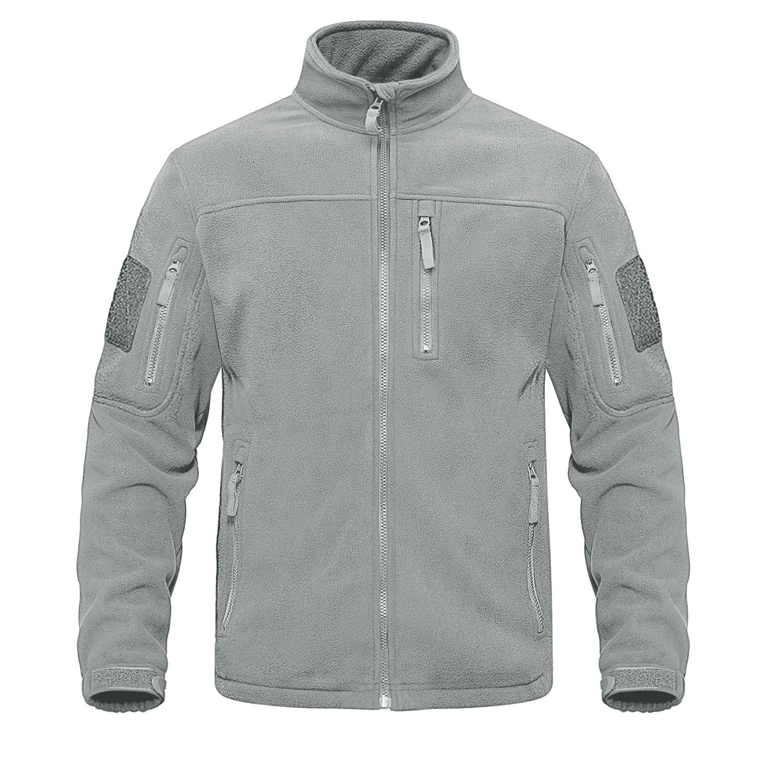 Herren-Fleece-Thermojacke mit durchgehendem Reißverschluss