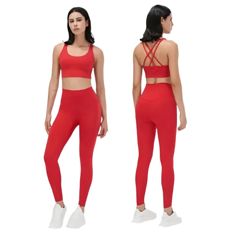 Fitness-Sportbekleidungsset für Frauen