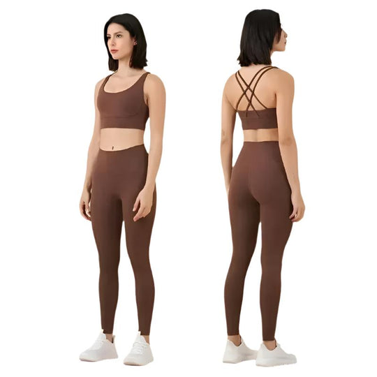 Fitness-Sportbekleidungsset für Frauen