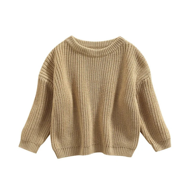 Lässiger Strickpullover für Kinder
