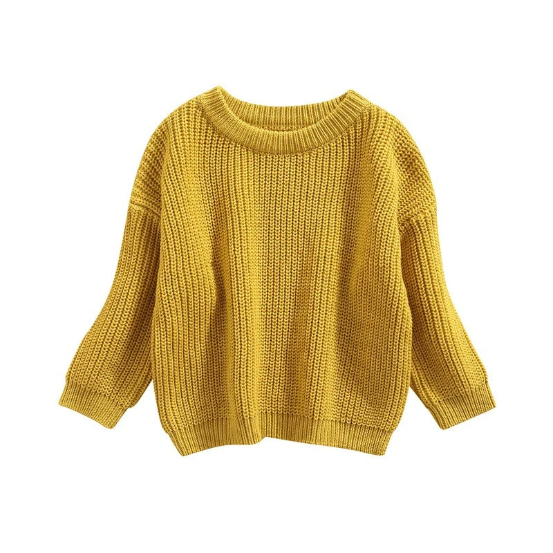 Lässiger Strickpullover für Kinder