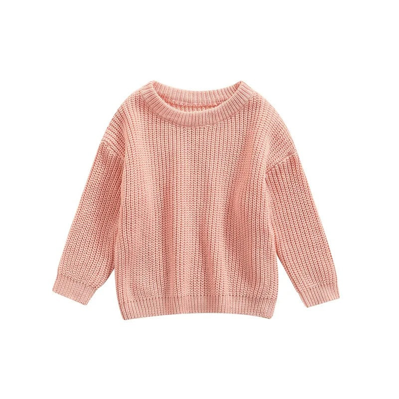 Lässiger Strickpullover für Kinder