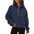 Damen-Fleecejacke mit Stehkragen