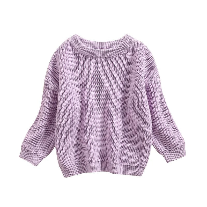 Lässiger Strickpullover für Kinder