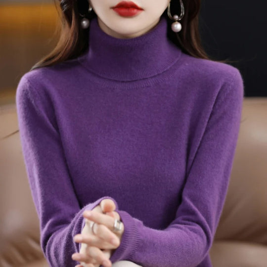 Damen-Strickpullover aus Kaschmir