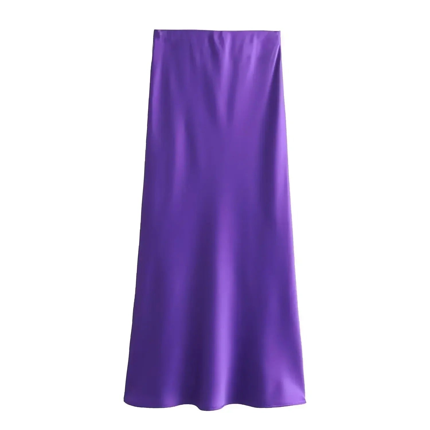 Schmal geschnittenes Damenkleid aus Satin mit Kordelzug