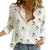 Damen Vintage Baumwoll-Leinen-Casual-T-Shirts