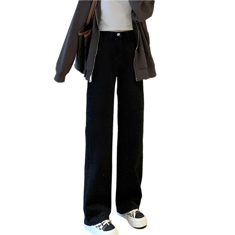 Vintage-Damenjeans mit weitem Bein