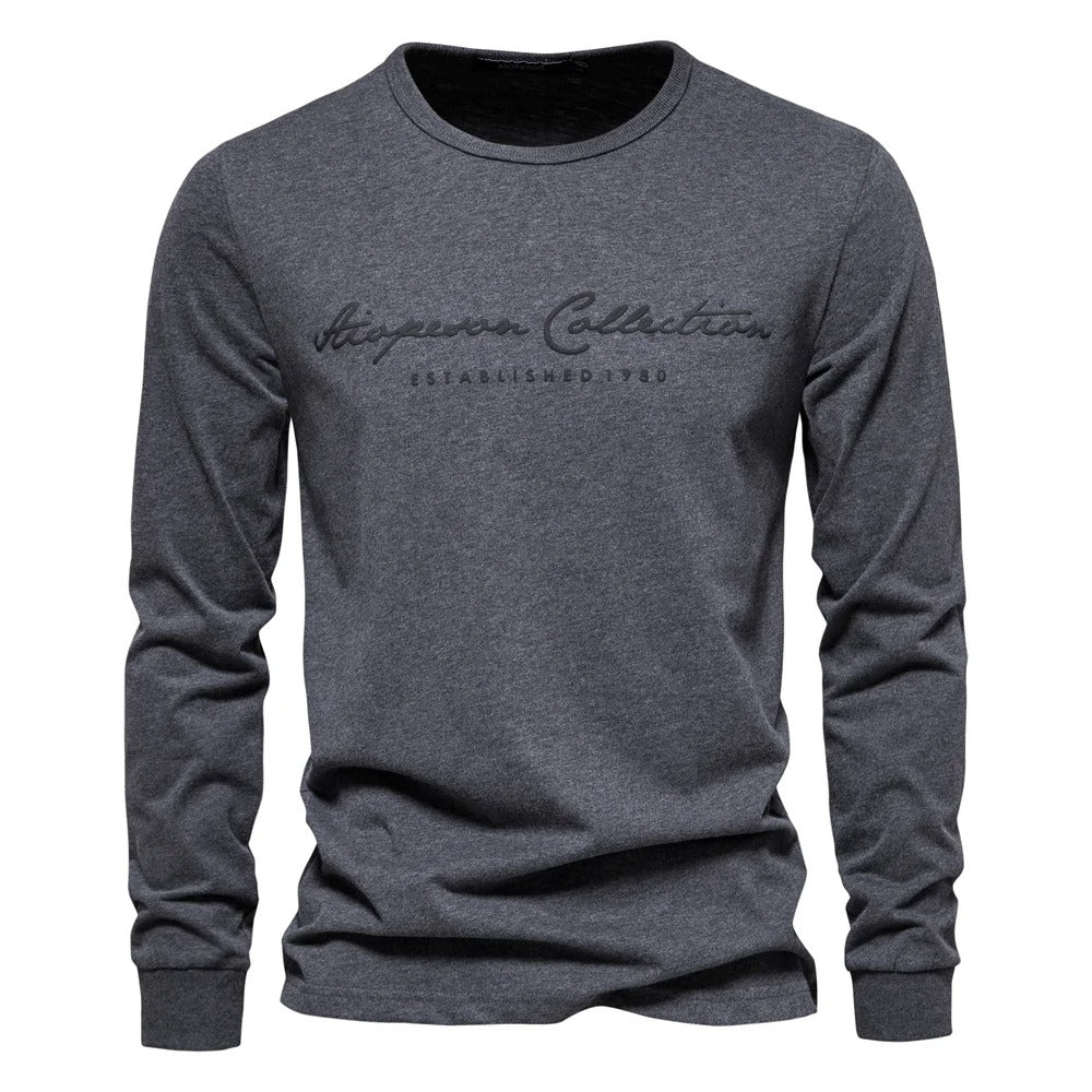 Lässiges T-Shirt mit Buchstabenaufdruck für Männer