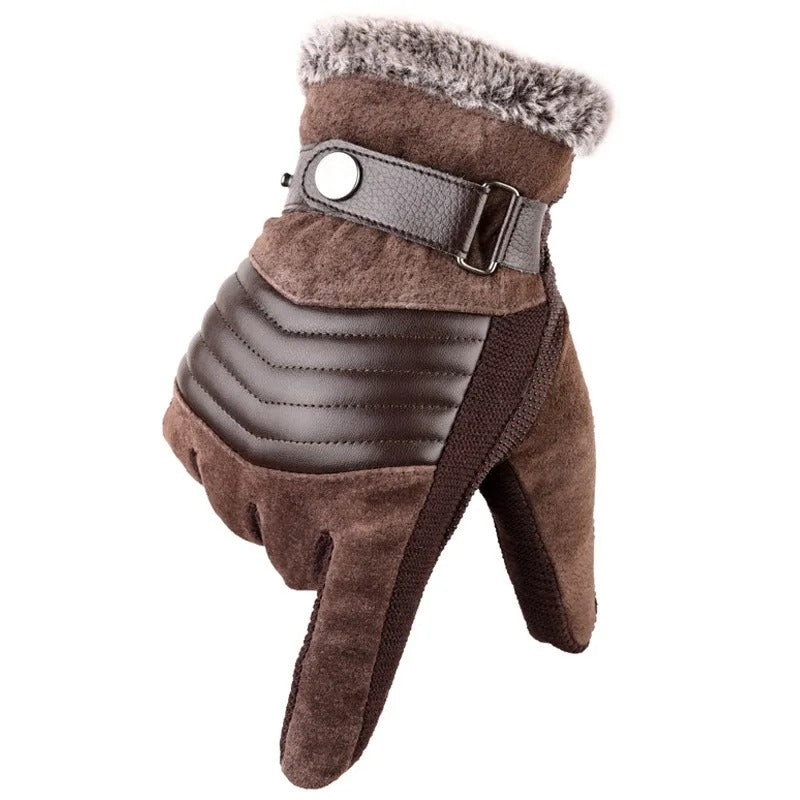 Lässige Lederhandschuhe für Männer