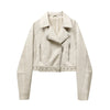 Vintage Leder Damenjacke