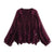 Damen durchsichtige Bluse mit Lagenlook