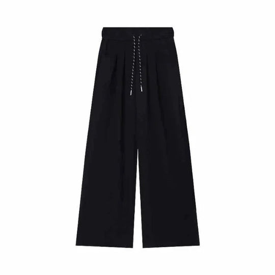 Lässige Damenhose mit weitem Bein