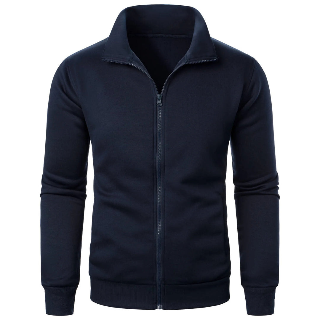 Freizeitjacke für Herren mit Stehkragen und Reißverschluss
