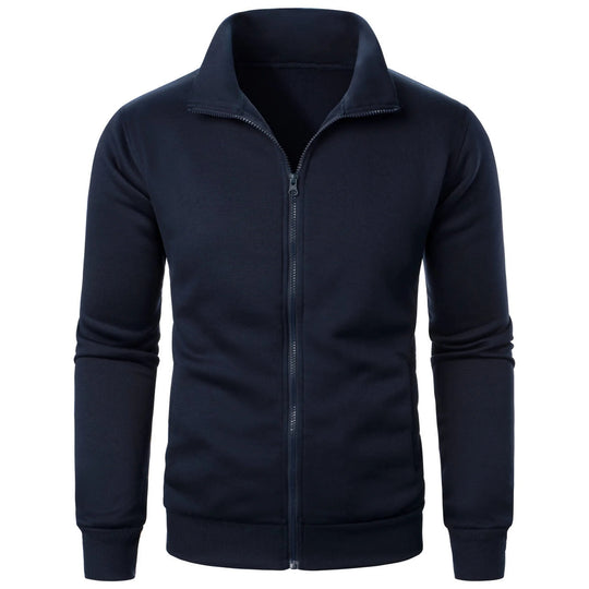 Freizeitjacke für Herren mit Stehkragen und Reißverschluss