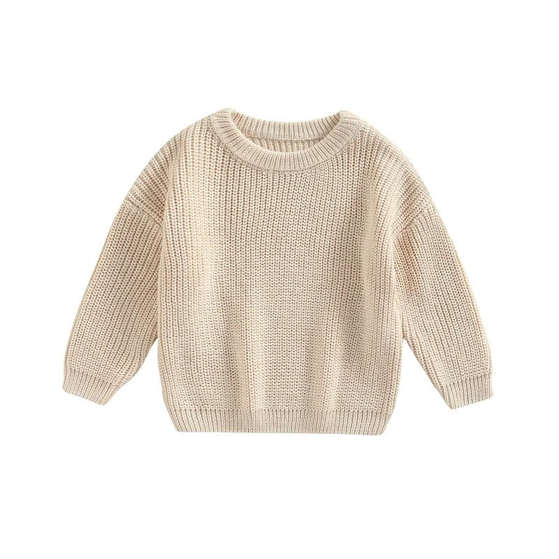 Lässiger Strickpullover für Kinder