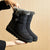 Warme Baumwollpelz-Stiefeletten für Frauen