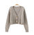 Strickjacke mit V-Ausschnitt für Damen