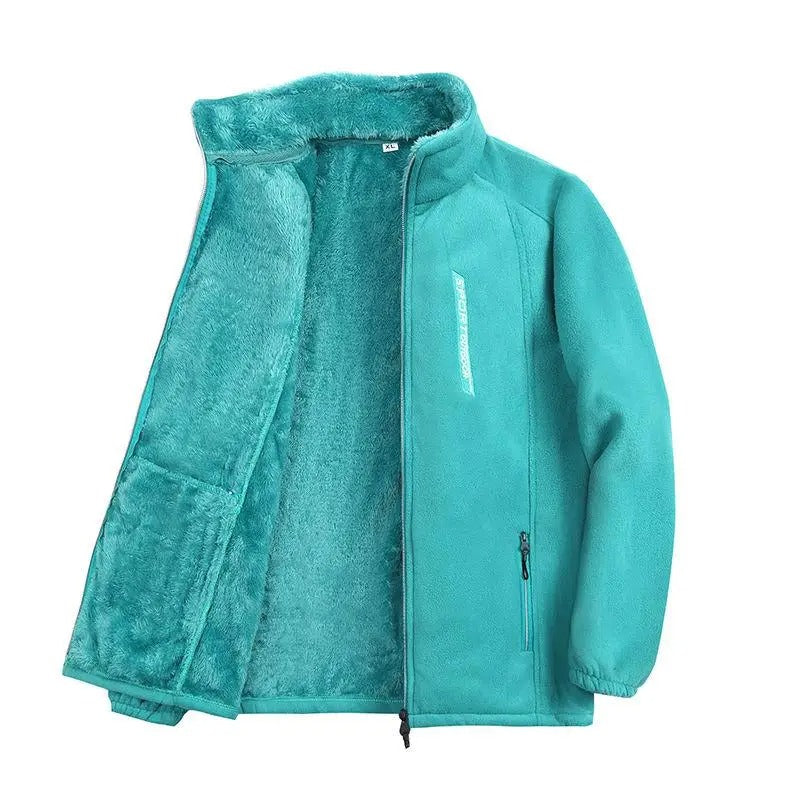 Warme Winter-Fleecejacke für Damen